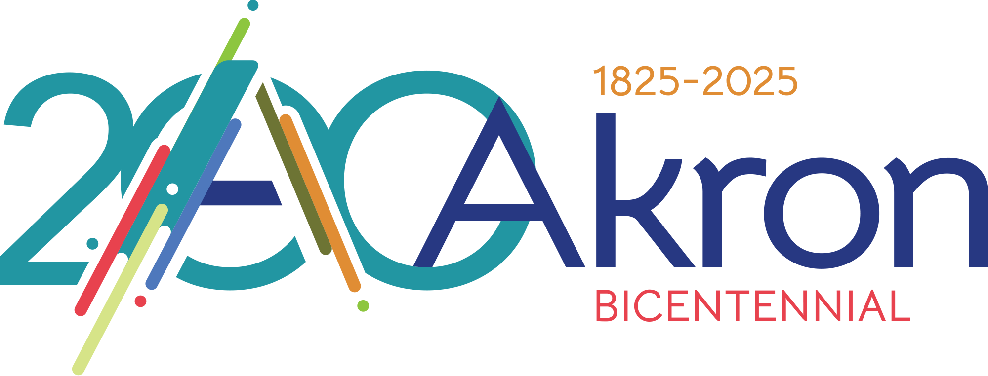 Akron Bicentennial logo