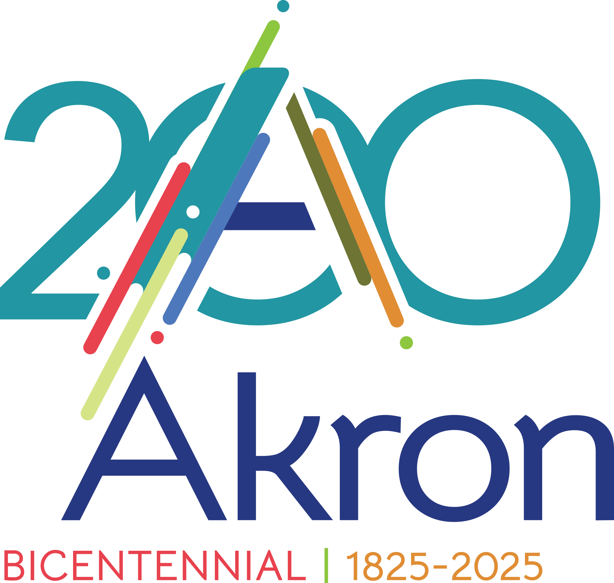 Akron Bicentennial logo