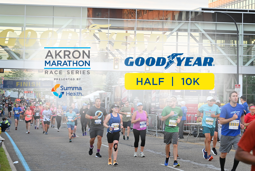 Akron Marathon Goodyear Half and 10K race