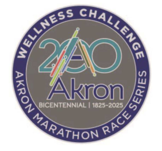 Akron Marathon Wellness Challenge Commemorative Pin